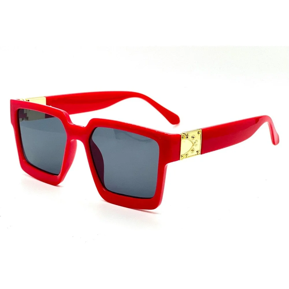 Classy Women Red Framed Sunglasses RED Frame UV400 Square Gafas Lentes‎ Mujeres